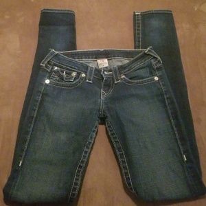 True religion skinnys, sz 26 long